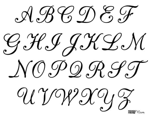 Free Calligraphy Fonts Printable Copaxws